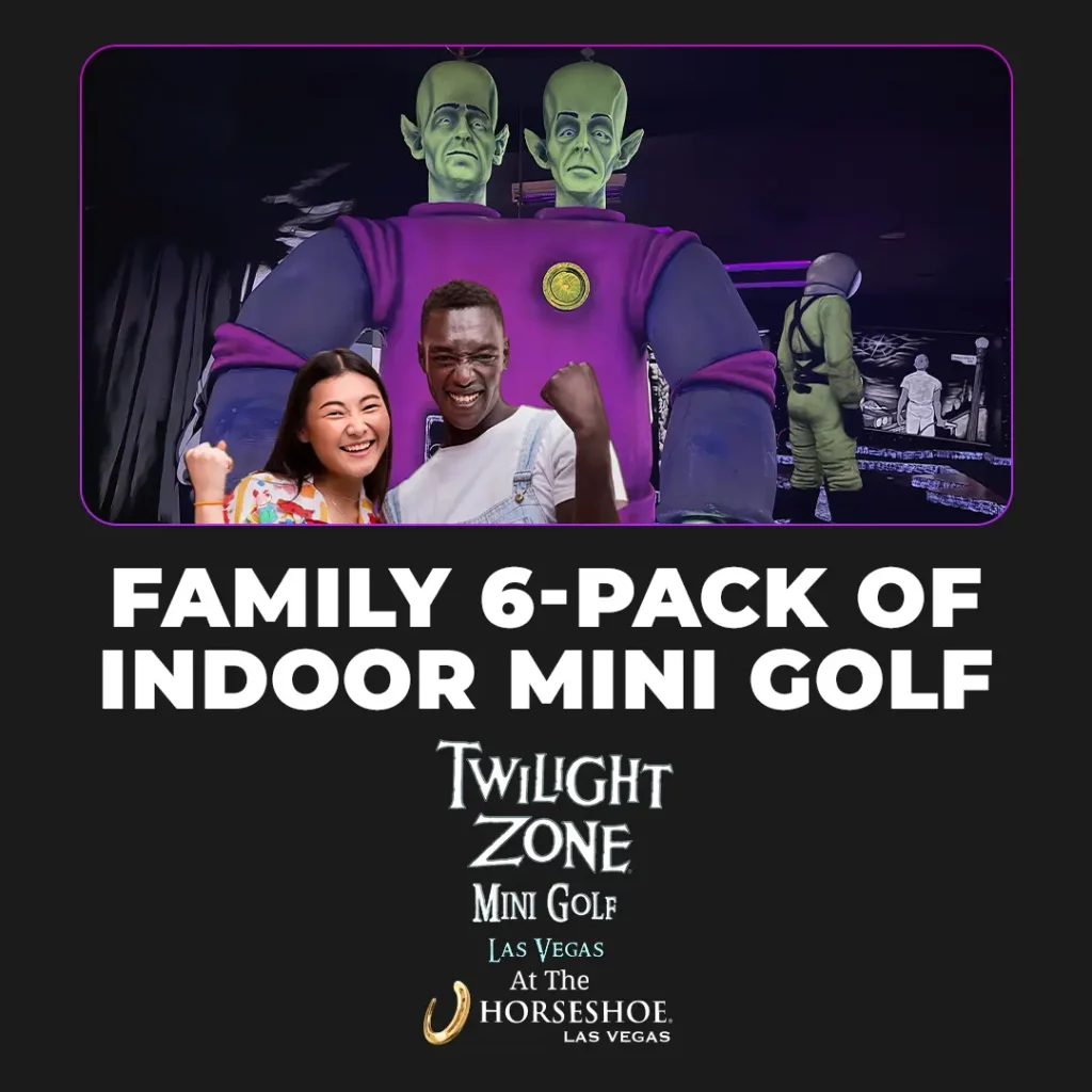 Indoor mini golf special at Twilight Zone Mini Golf.